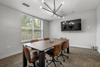 Community Conference Room at Avant at the Arboretum Apartments in Lisle, IL 60532